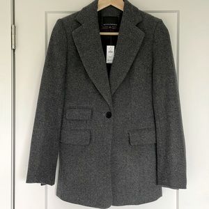 Banana Republic wool grey blazer size 0.